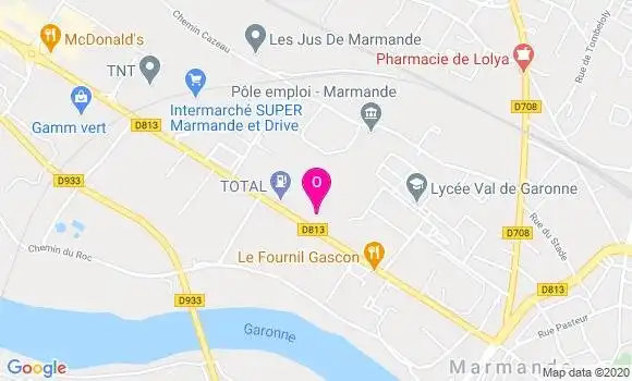 Localisation Cindie Bourillon