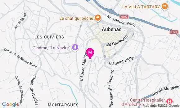 Localisation Coralie Mevel