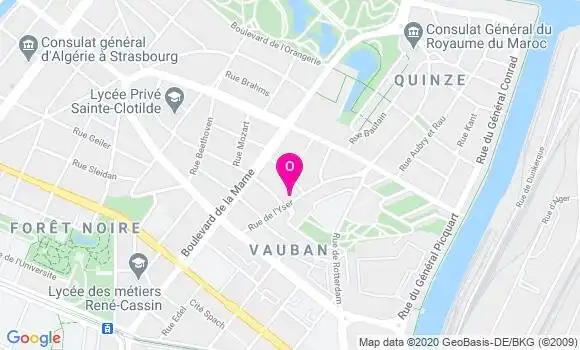 Localisation Noemie Bernard