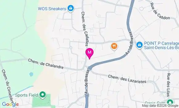 Localisation Myriam Chevalier