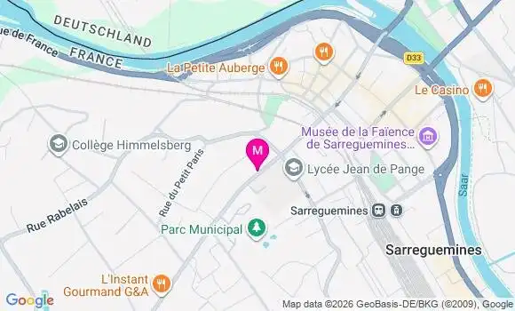 Localisation Priscille Metzger