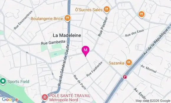 Localisation Melissa Haudeguand