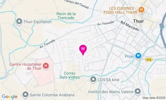 Localisation Sophie Caroline Surjus