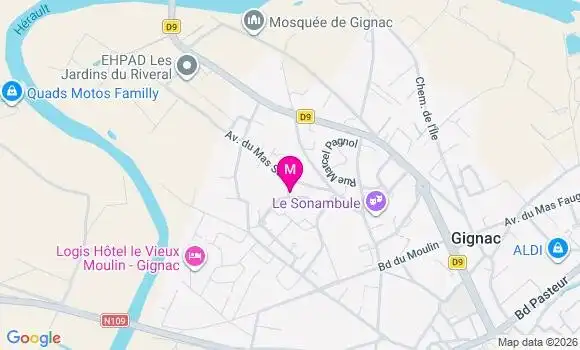 Localisation Melanie Verdeil