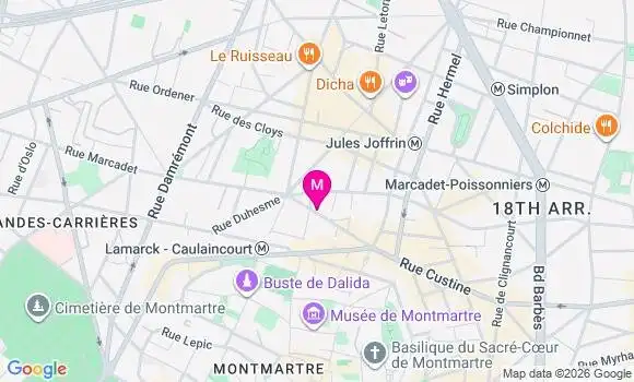 Localisation Juliette Billoir