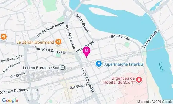 Localisation Juliane Hamon
