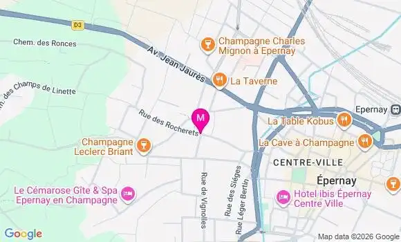 Localisation Camille Guinot