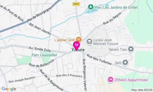 Localisation Mathilde Pizon