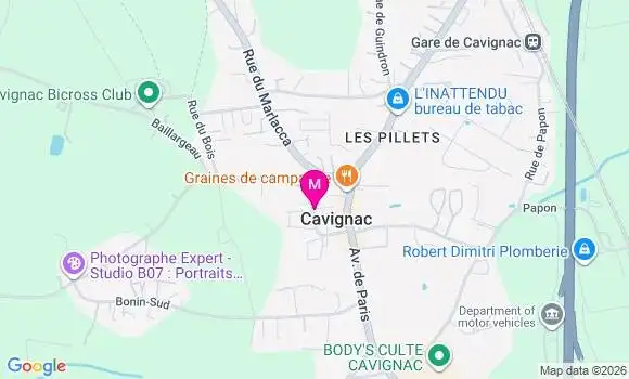 Localisation Caroline Viandier