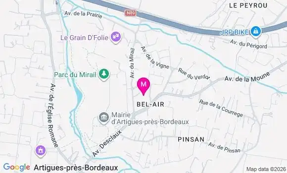 Localisation Emilie Vanicatte