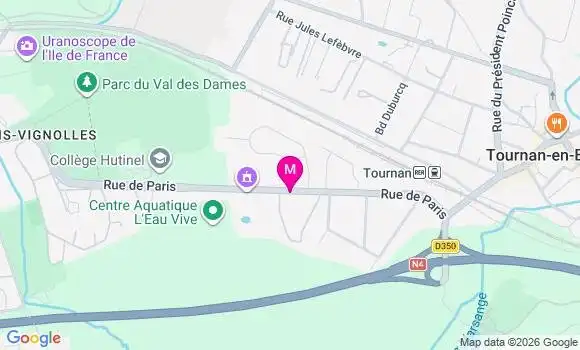 Localisation Laurine Simon