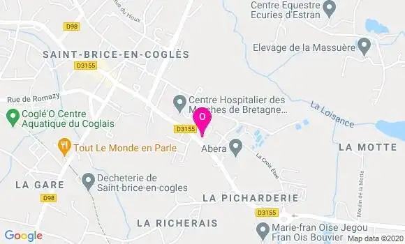 Localisation Charlene Cahu