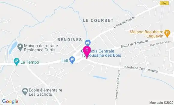 Localisation Lucie Delclaux