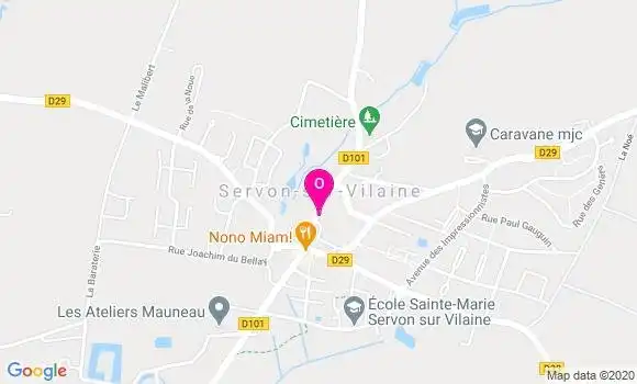 Localisation Emeline Rivard