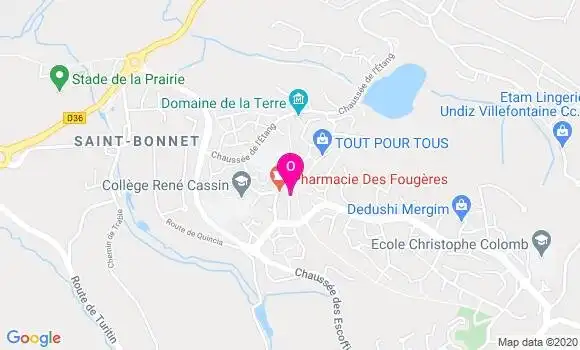 Localisation Christiane Bourdeau