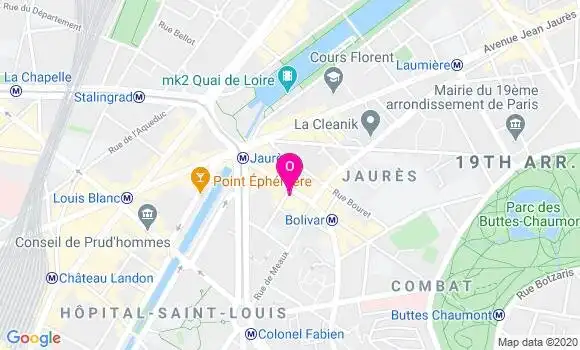 Localisation Claire Marie Courbin
