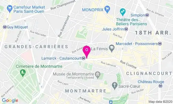 Localisation Jeanne Manuel