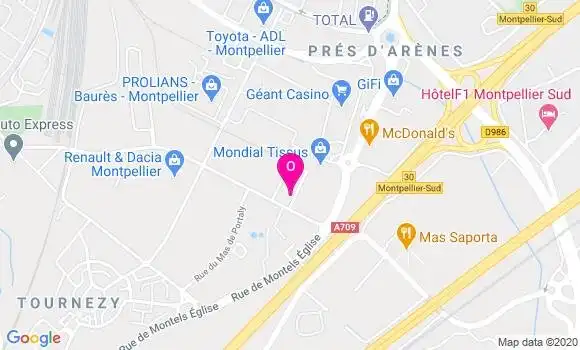Localisation Coralie Vannier