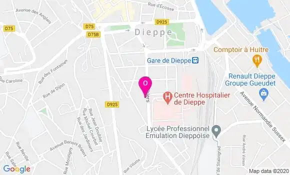 Localisation Emilie Gonot