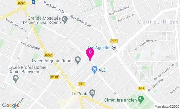 Localisation Sandrine Prax Gros