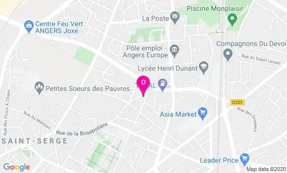 Localisation Carole Jeanjean