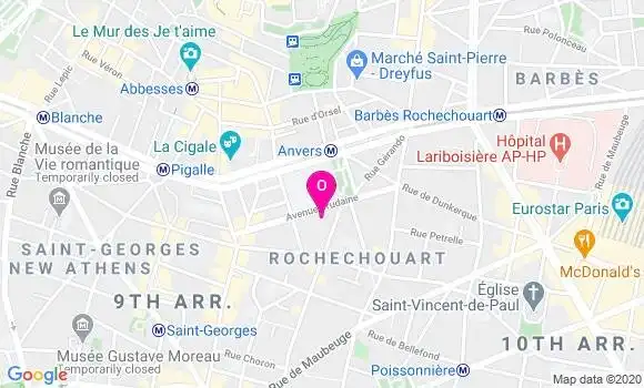 Localisation Agnes Poncet