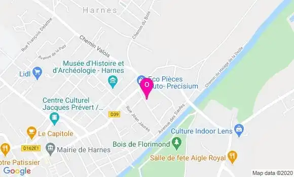 Localisation Agathe Claeysen