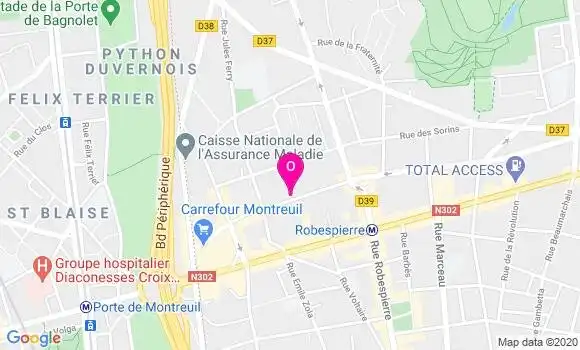 Localisation Agnes Mellul Douieb