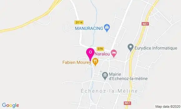 Localisation Claire Melcore Burthey
