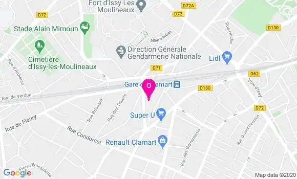 Localisation Nathalie Devot Hoareau