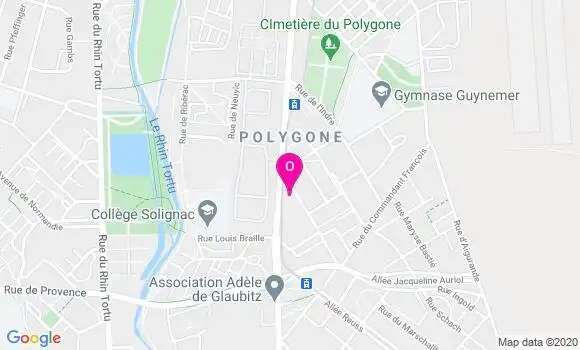 Localisation Evelyne Brun