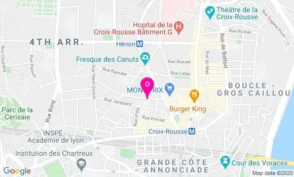 Localisation Perrine Flye Sainte Marie
