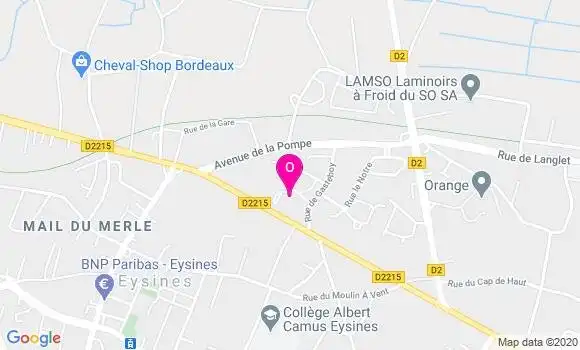 Localisation Adele Caron