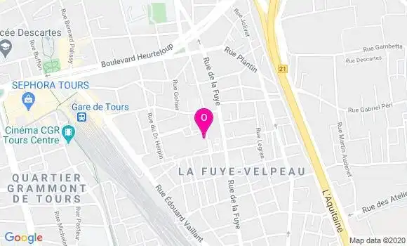 Localisation Raphaelle Aymond