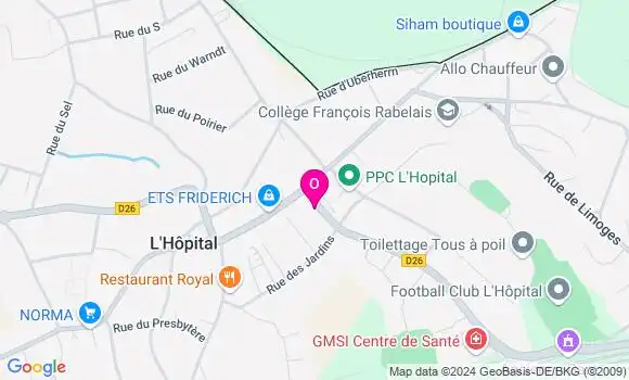 Localisation Lucie Lo Giudice