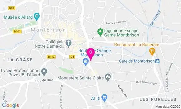 Localisation Denise Gaudin Gasnier