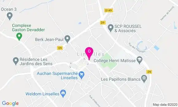Localisation Aline Delory