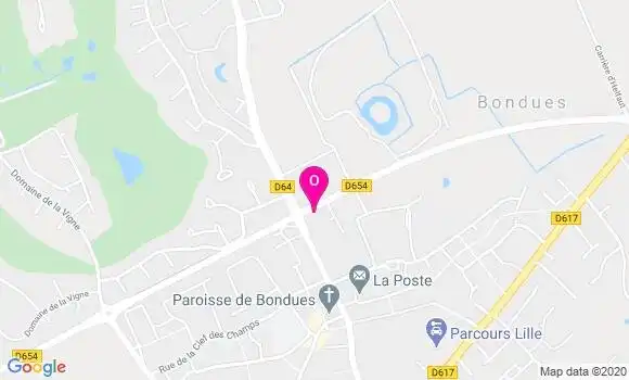 Localisation Aurore Blondel