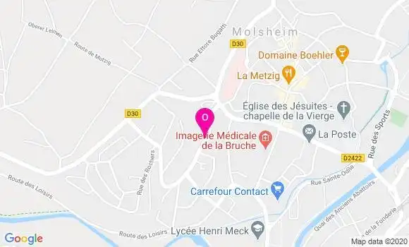 Localisation Helene Moncollin