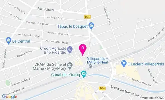 Localisation Catherine De Mori Bertin