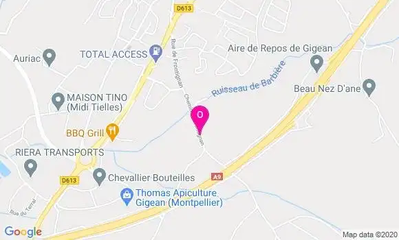 Localisation Aline Egron
