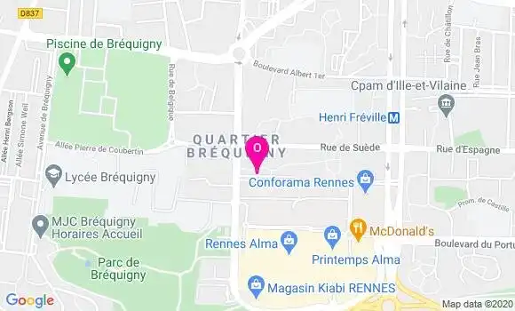 Localisation Annie Flore Mathias
