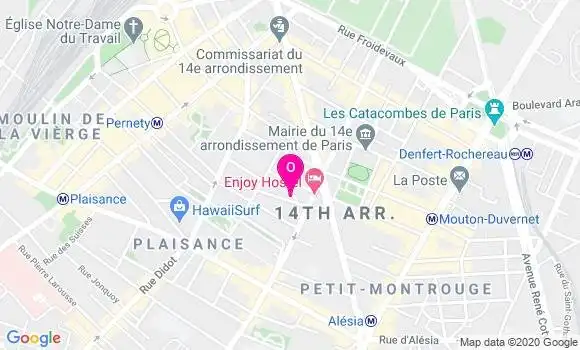 Localisation Julie Amiel