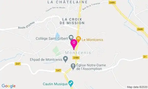 Localisation Ludivine Ginions