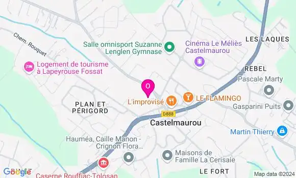 Localisation Camille Ithourburu