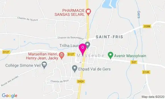 Localisation Magali Salagnac