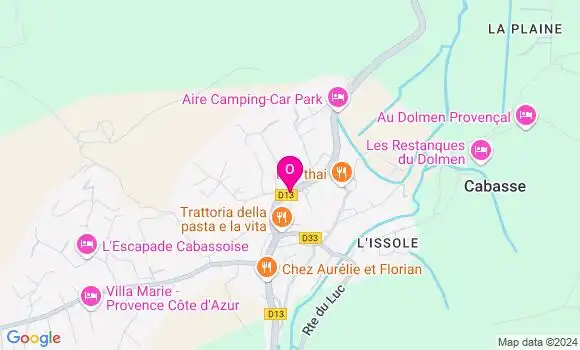 Localisation Sabrina Courant