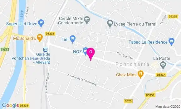 Localisation Isabelle Audebert