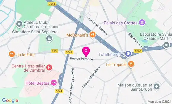 Localisation Amandine Kotel