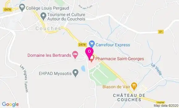 Localisation Aurelie Rodier Chevrot